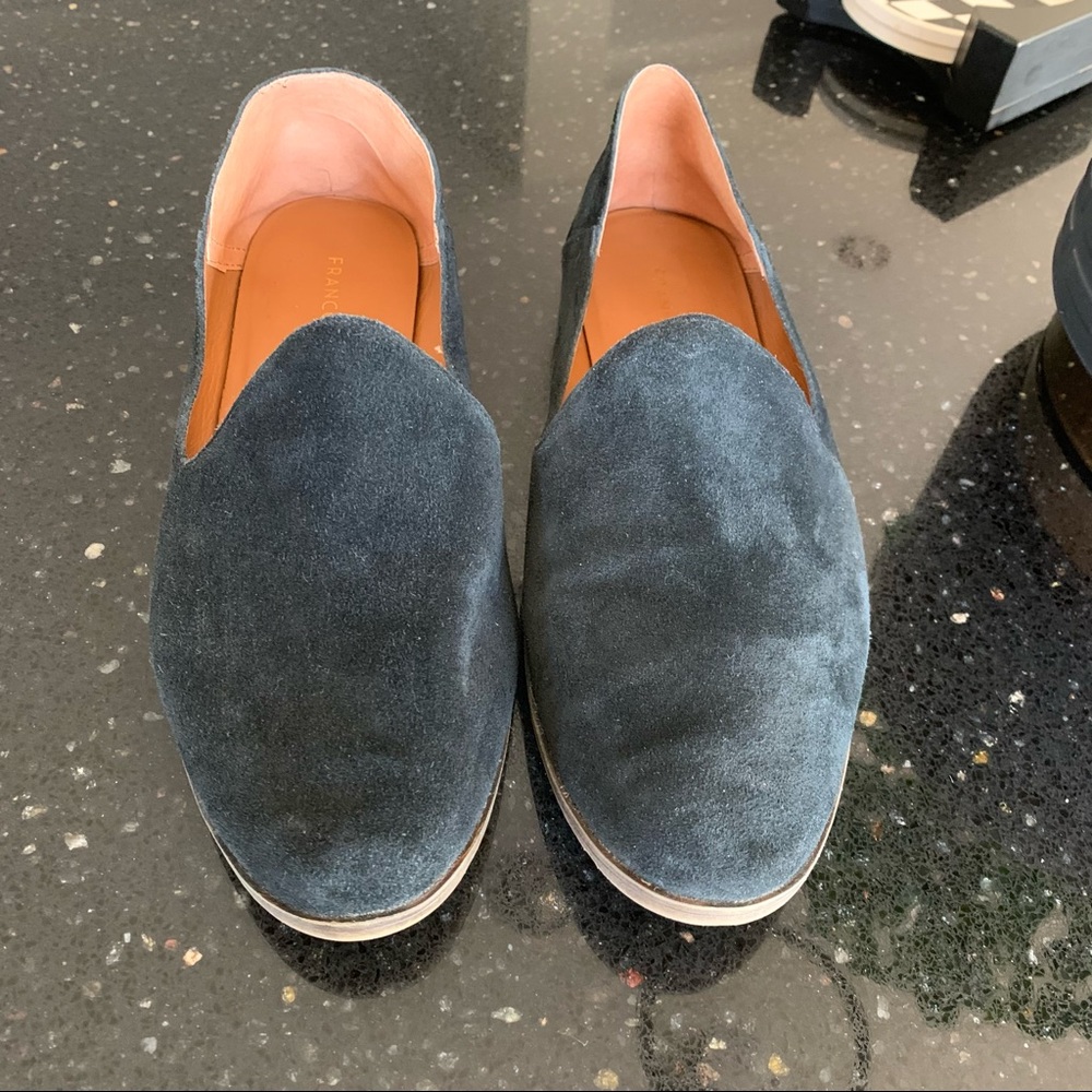 Franco Sarto Artist Collection"Freeze" Suede Ballet Flats